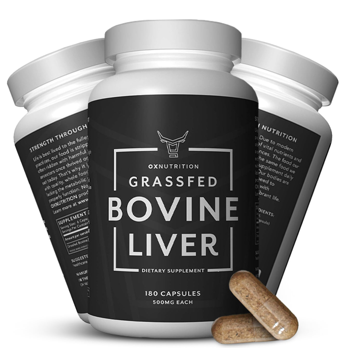 OXNUTRITION Grassfed Beef Liver Capsules