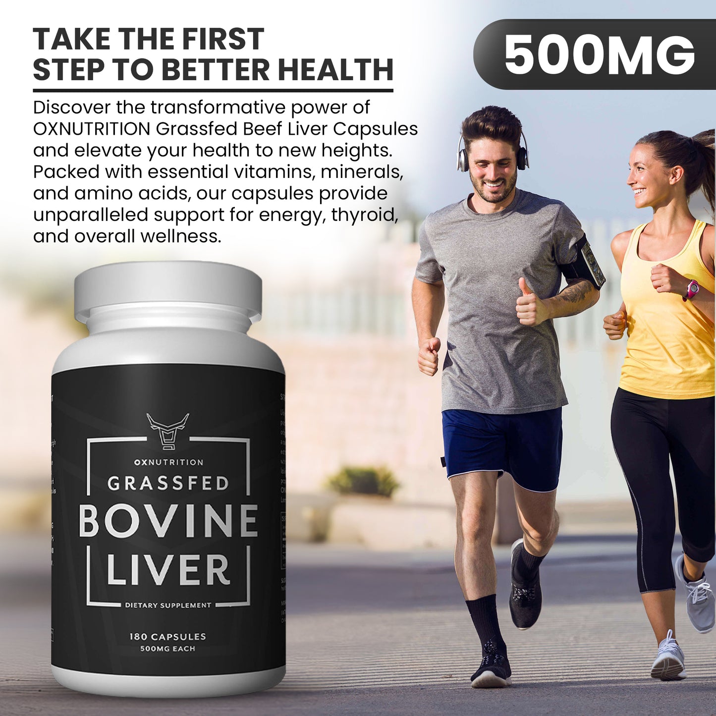 OXNUTRITION Grassfed Beef Liver Capsules