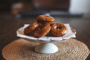 Pumpkin Chai Donuts with Maple Syrup Glaze