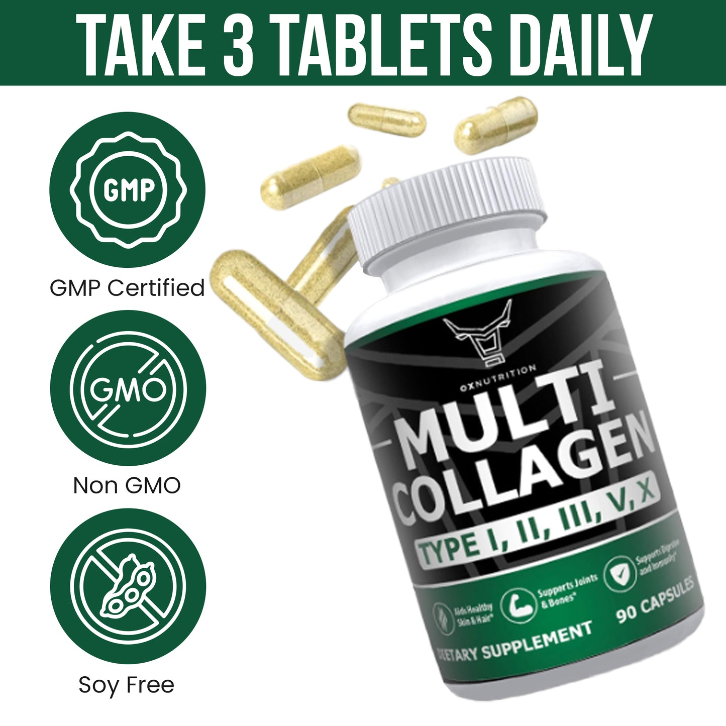 OXNUTRITION Multi Collagen Capsules