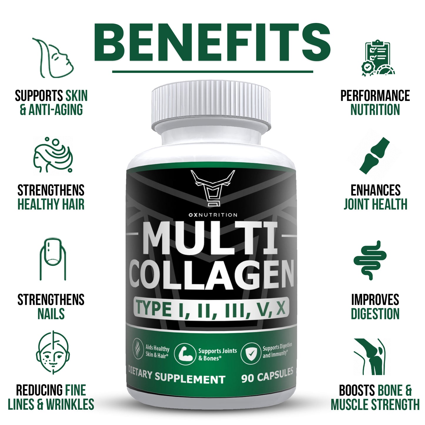 OXNUTRITION Multi Collagen Capsules