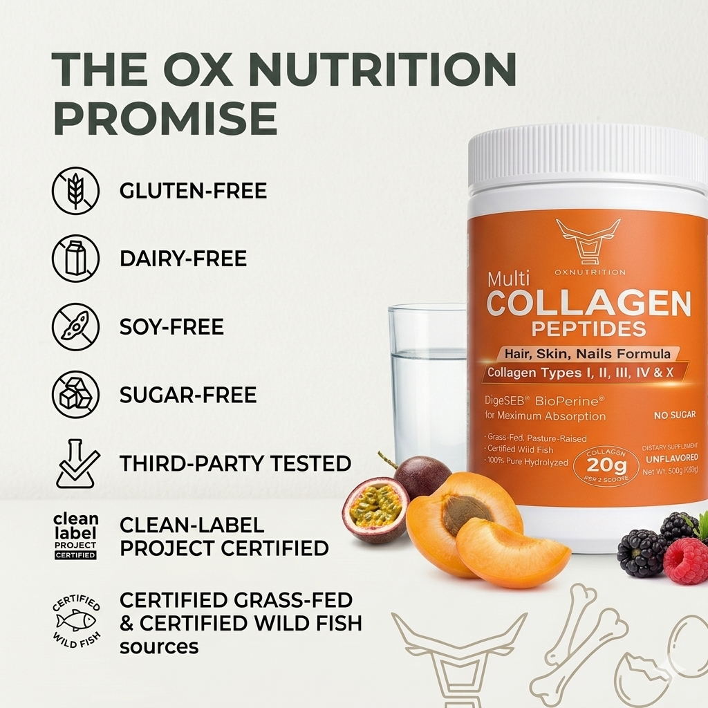 OXNUTRITION Multi Collagen Peptides Powder