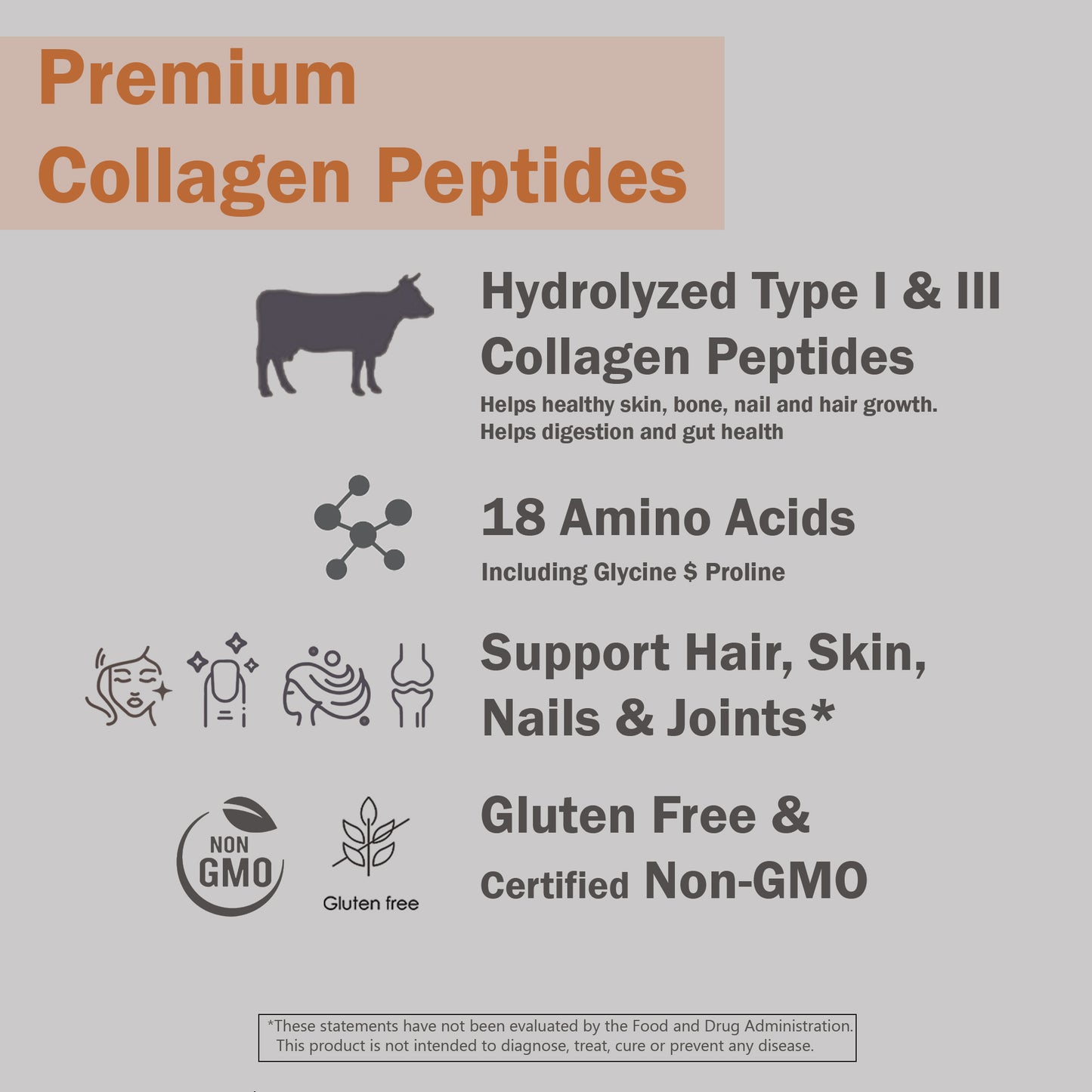 OXNUTRITION Grassfed Collagen Peptides