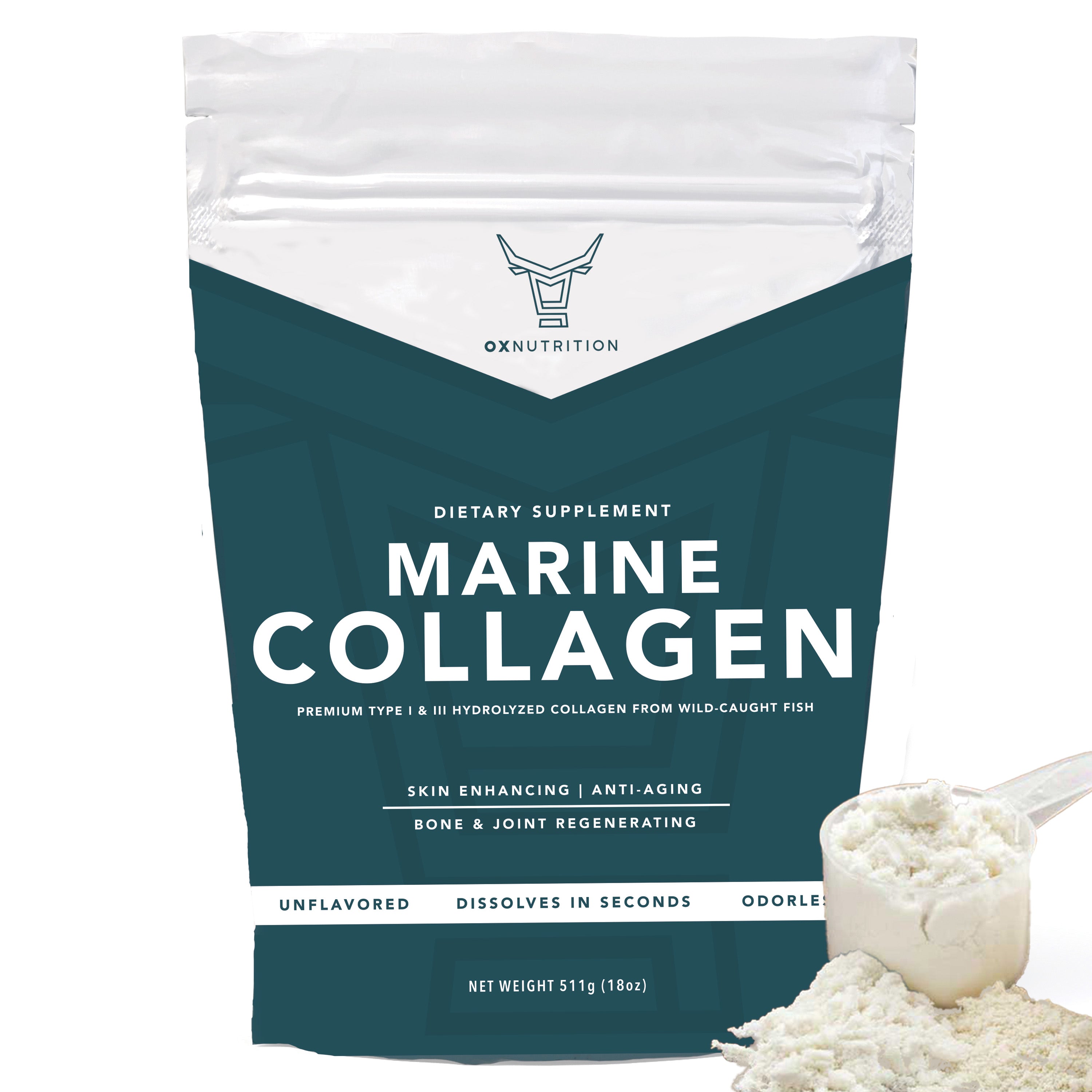 Buy Marine Collagen Powder and Peptides - OXNUTRITION